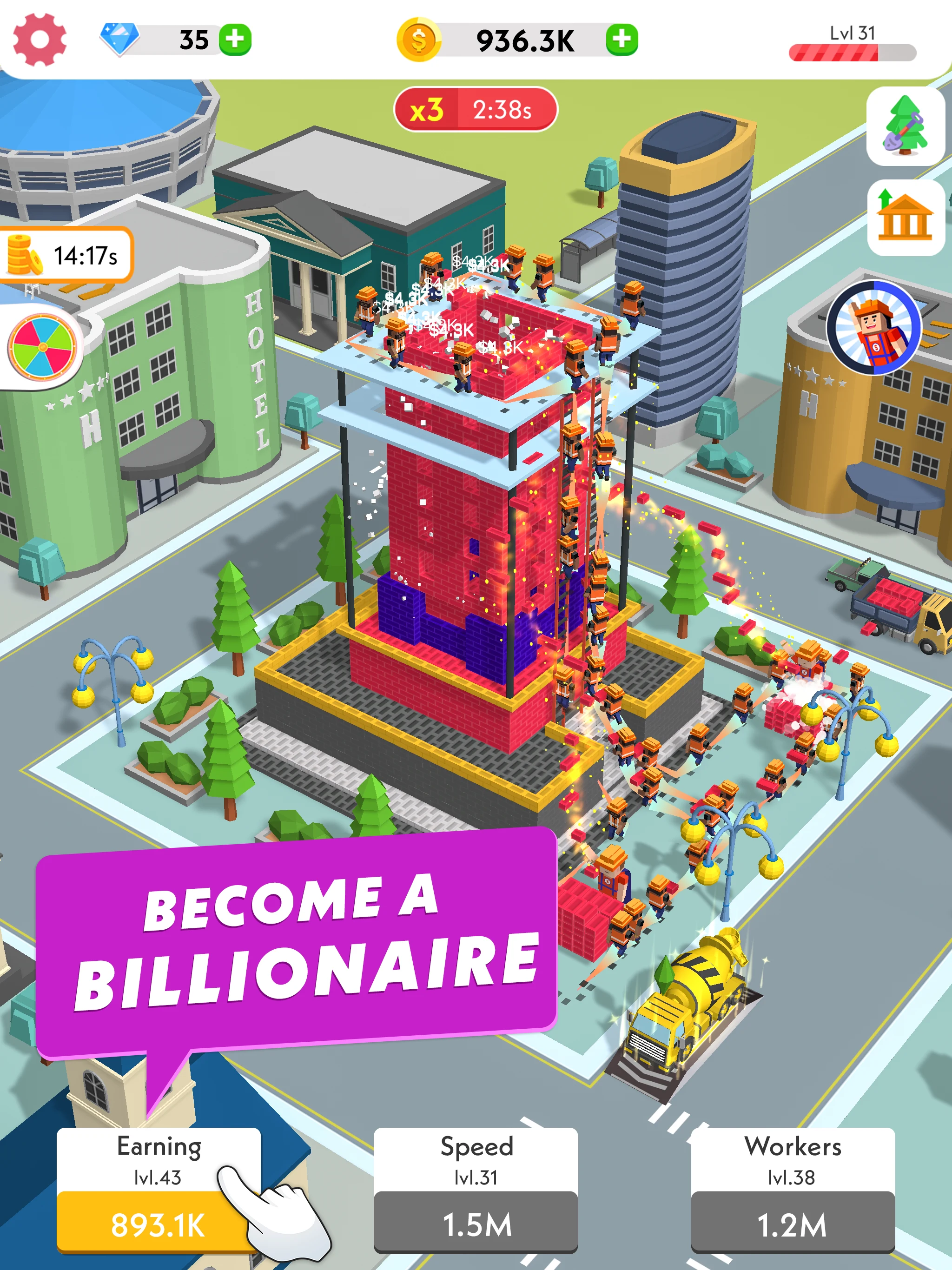 Idle Construction 3D screenshot